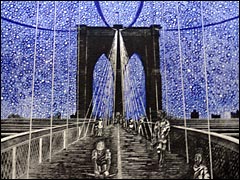 Starry Night, Brooklyn Bridge